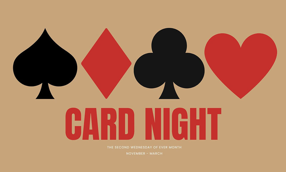 Card Night Advert